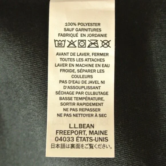 NEW L.L.Bean Mountain Windproof High Pile Fleece Coat Size M#2086 - Picture 10 of 10